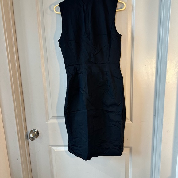 NEW Altuzarra for Target Black &Gold Embroidered Side Slit Sleeveless MIDI Dress - Picture 9 of 11